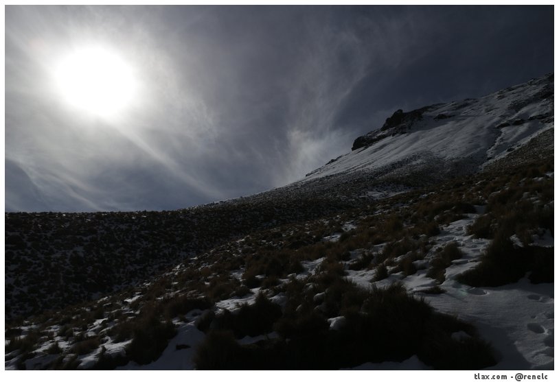 Nieve en la malinche, diciembre 2014 - Foto