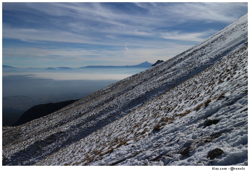 Nieve en la malinche, diciembre 2014 - Foto