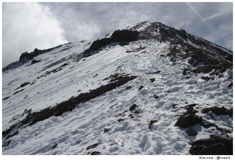 Nieve en la malinche, diciembre 2014 - Foto