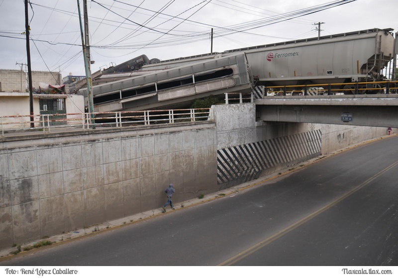 Descarrilamiento de Tren en Apizaco - 5 de mayo 2016 - Foto