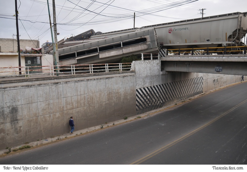 Descarrilamiento de Tren en Apizaco - 5 de mayo 2016 - Foto