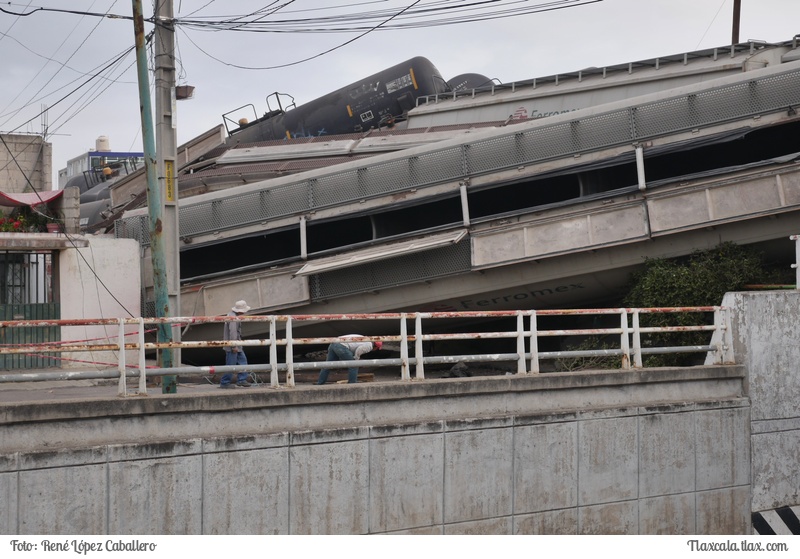 Descarrilamiento de Tren en Apizaco - 5 de mayo 2016 - Foto